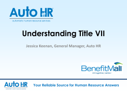 Understanding Title VII