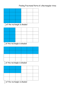 Finding Fractional Parts of a Rectangular Area of the rectangle is