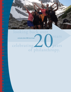 the 2006 20th Anniversary Annual Report