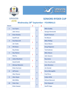 Fourballs - Upavon Golf Club