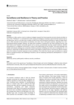 - Cogitatio Press
