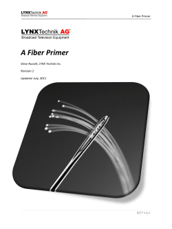 A Fiber Primer - LYNX Technik AG