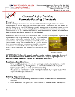Chemical Safety Training