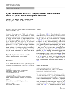 Cyclic tetrapeptides with &ndash;SS&ndash; bridging between amino acid side