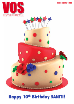 Happy 10th Birthday SANITI!