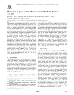 Observation of glacial isostatic adjustment in