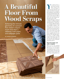 A Beautiful Floor from Wood Scraps