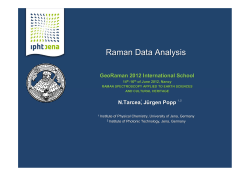 Raman Data Analysis