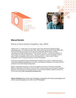 Manuel Send&oacute;n - Encontros da Imagem