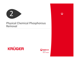 Part 2 Physical Chemical Phosphorous removal [Compatibility Mode]