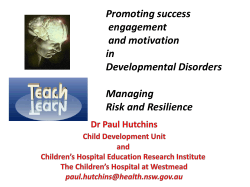 learning disability - CHERI - The Children`s Hospital Education