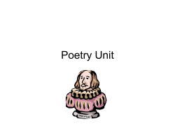Poetry Unit