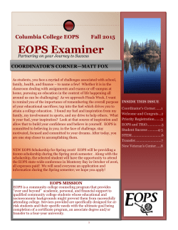 EOPS Examiner - Columbia College