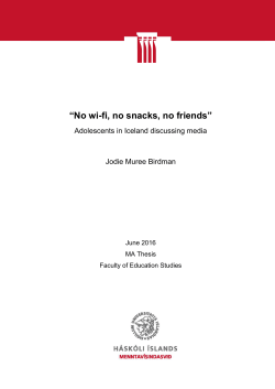 No wi-fi, no snacks, no friends