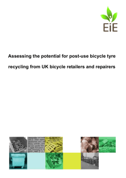 Assessing the potential for post-use bicycle tyre recycling from UK