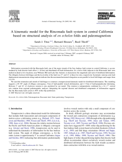 Titus, S.J., B. Housen, B. Tikoff, 2007