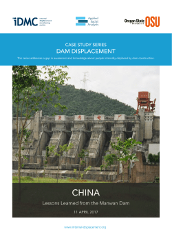 dam displaCement - The Internal Displacement Monitoring Centre