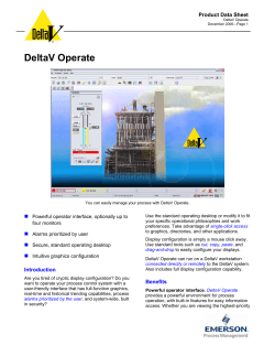 DeltaV Operate - Finesse Solutions
