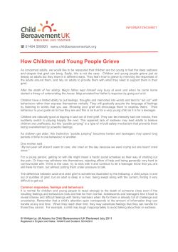 How Children and Young People Grieve