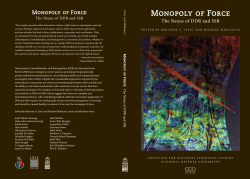 Monopoly of Force - Inclusive Security