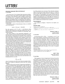 Ammonium Hydroxide: What is its structure?
