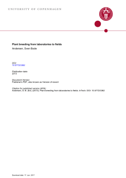 univERsity oF copEnhAGEn