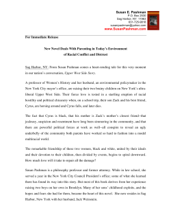 National Press Release