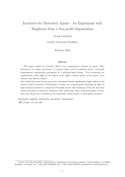 Incentives for Motivated Agents