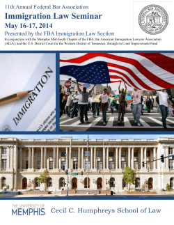 Federal Bar Association Immigration Law Section announces its