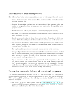 Project 3, deadline October 20, PDF file