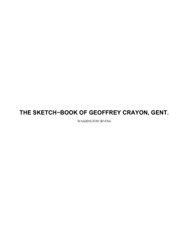 the sketch-book of geoffrey crayon, gent.