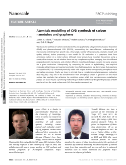Atomistic modelling of CVD synthesis of carbon nanotubes and
