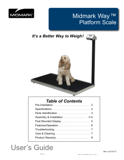 Midmark Way&trade; Platform Scale