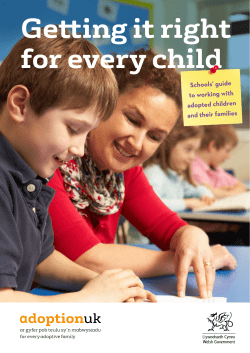 Getting it right for every child