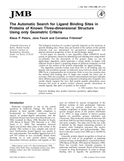 The Automatic Search for Ligand Binding Sites in Proteins of Known
