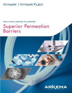 Superior Permeation Barriers - Technical Polymers