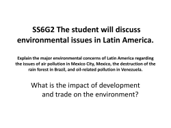 Environmental Issues DBQ