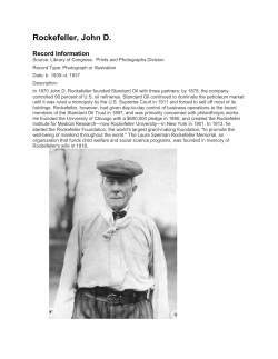 John D Rockefeller - Willingboro School