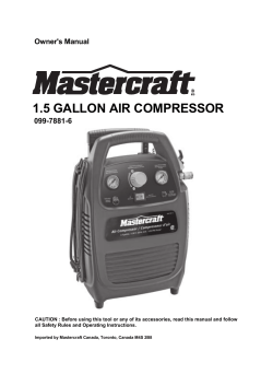 1.5 GALLON AIR COMPRESSOR