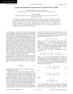 Spontaneous polarization and piezoelectric constants of III