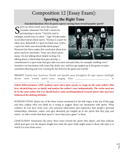 Composition 12 Sports