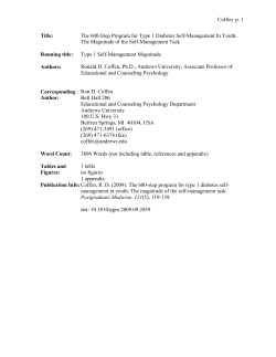 The 600-Step Program for Type 1 Diabetes Self