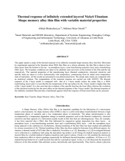 Thermal response of infinitely extended layered Nickel