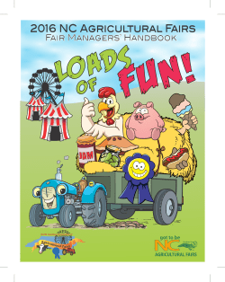 Click here to get your copy! - NC Association of Agricultural Fairs