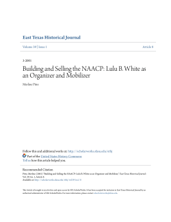 Building and Selling the NAACP: Lulu B. White