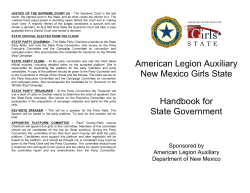 to - American Legion Auxiliary New Mexico Girls State