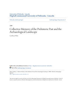 Collective Memory of the Prehistoric Past and the Archaeological