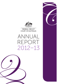 Federal Circuit Court of Australia Annual Report 2012-13