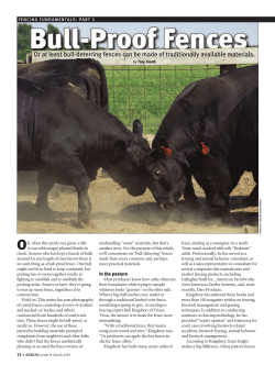 Or at least bull-deterring fences can be made of