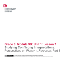 Grade 8: Module 3B: Unit 1: Lesson 7 Studying Conflicting